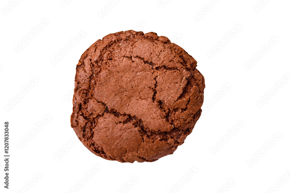 Sweet round crispy chocolate chip cookies Sweet round crispy chocolate chip cookies