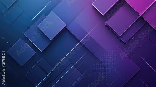 Abstract dark blue purple gradient background with diagonal geometric shape and line