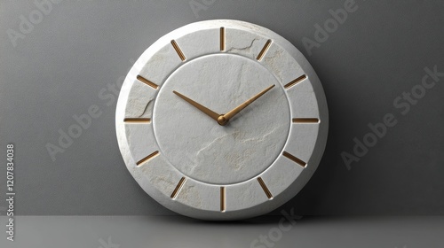 Wallpaper Mural Elegant modern clock with geometric design on a simple surface Torontodigital.ca