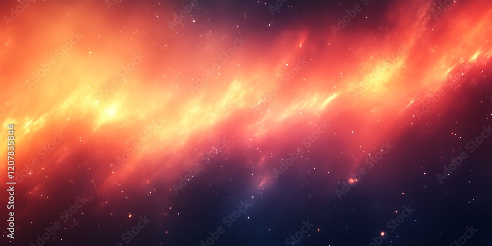 Cosmic Nebula fiery space stream Cosmic Nebula fiery space stream