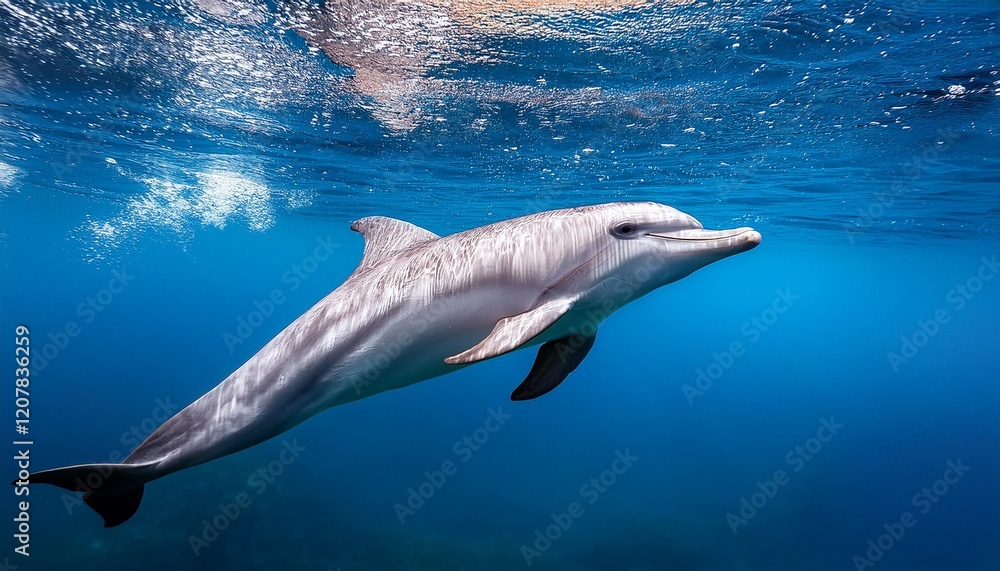 Fototapeta premium dolphin in the water