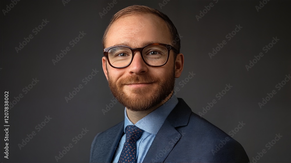 Portrait of a Man in Professional Attire. Portrait of a Man in Professional Attire.