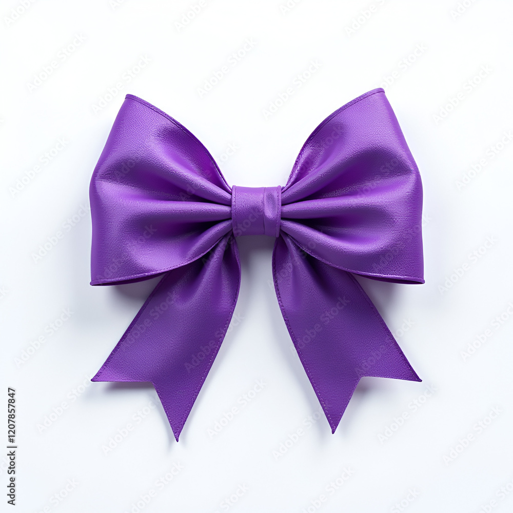 Fototapeta premium Stylish Purple Bow
