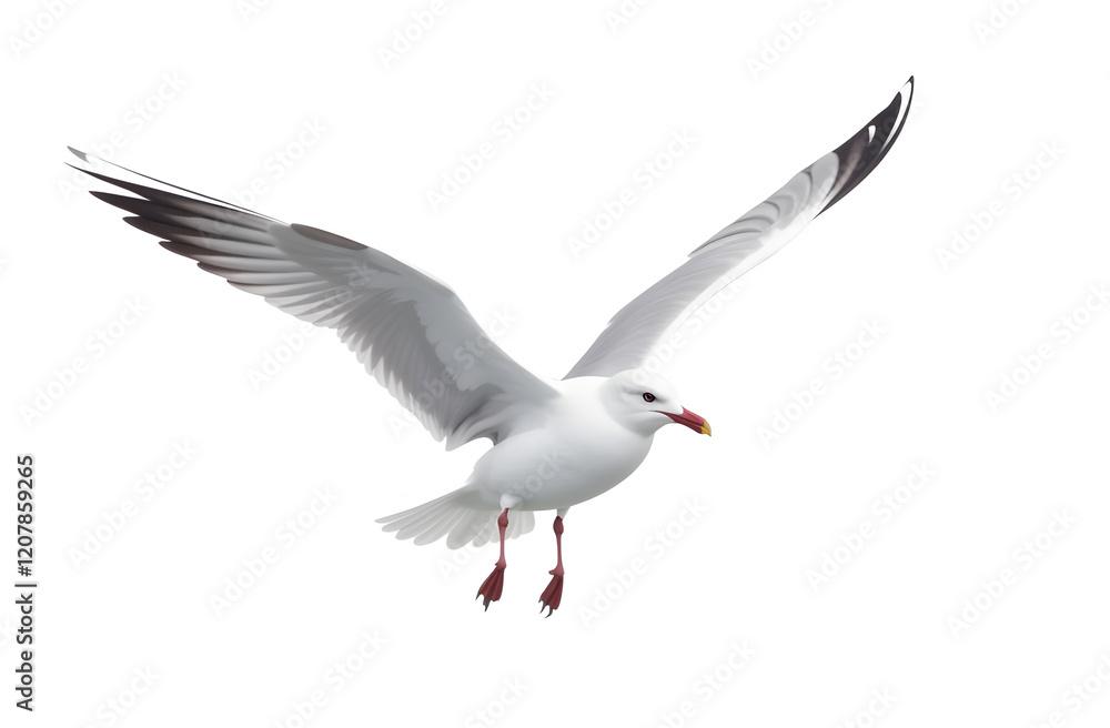 Seagull isolated on white background Seagull isolated on white background