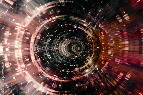 Wallpaper Mural Exploring the Boundaries of Chaos and Eternity in Digital Art Torontodigital.ca