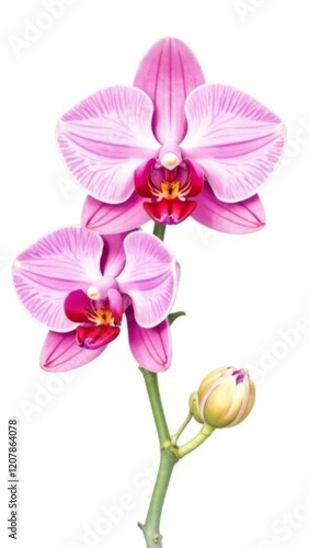 orchid isolated on white background