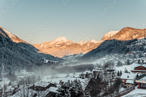 Discover the snow-capped mountains and the ski resort of Châtel in Haute-Savoie, in Winter