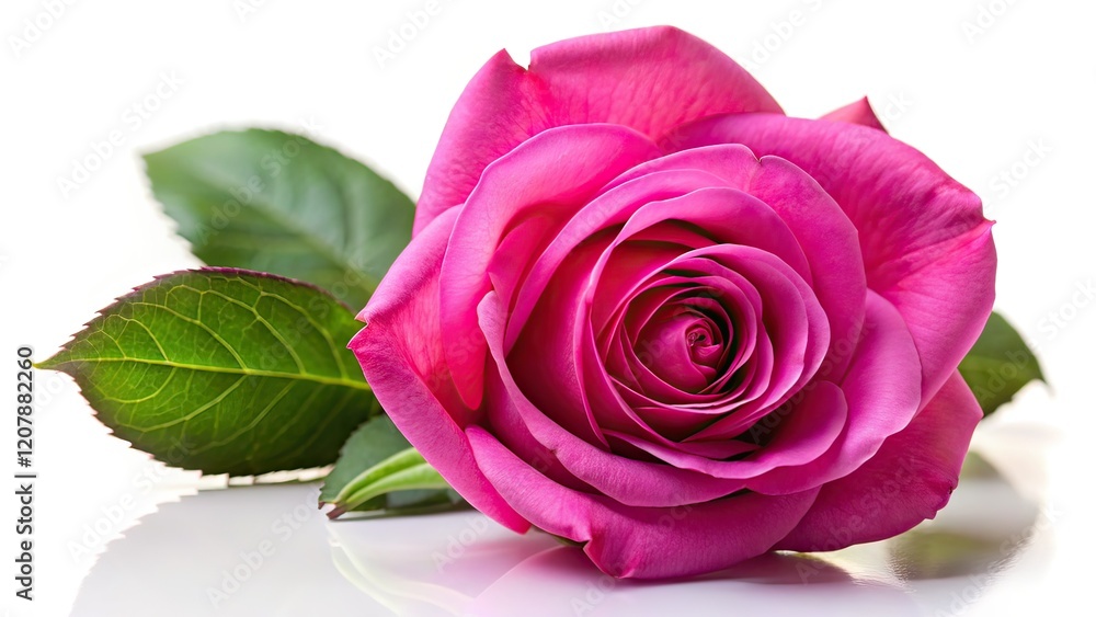 Low Light Pink Rose on White, AI Photography, Romantic Floral Image Low Light Pink Rose on White, AI Photography, Romantic Floral Image