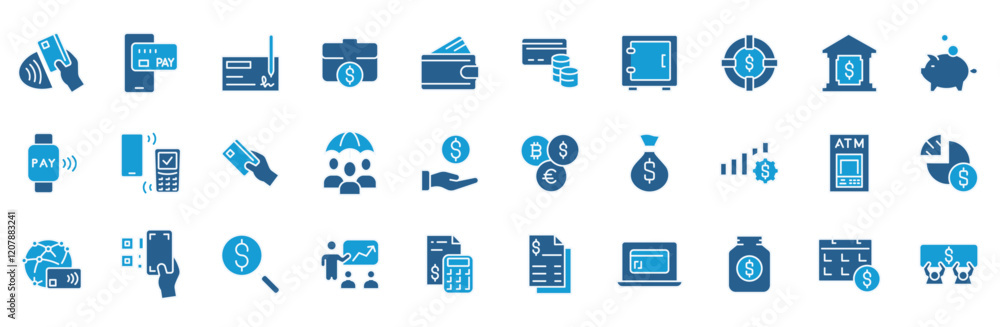 Electronic Payment . Linear icon set. Payment options. Outline payment method symbols. Money transfer. Banking, credit card, cash and transaction symbol. Vector illustration Electronic Payment . Linear icon set. Payment options. Outline payment method symbols. Money transfer. Banking, credit card, cash and transaction symbol. Vector illustration