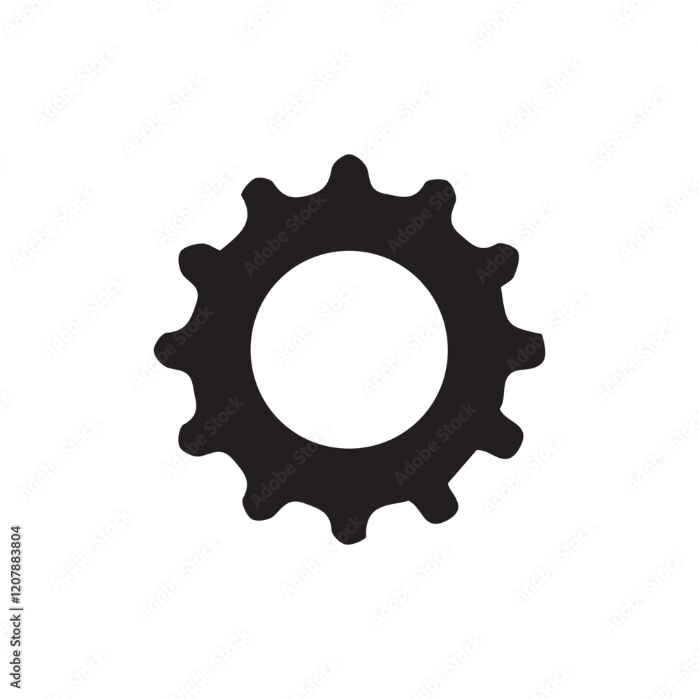 Gear setting icon. Settings glyph solid icons collection. Containing configuration, maintenance, service, tools, wrench, gear. vector eps 10 Gear setting icon. Settings glyph solid icons collection. Containing configuration, maintenance, service, tools, wrench, gear. vector eps 10