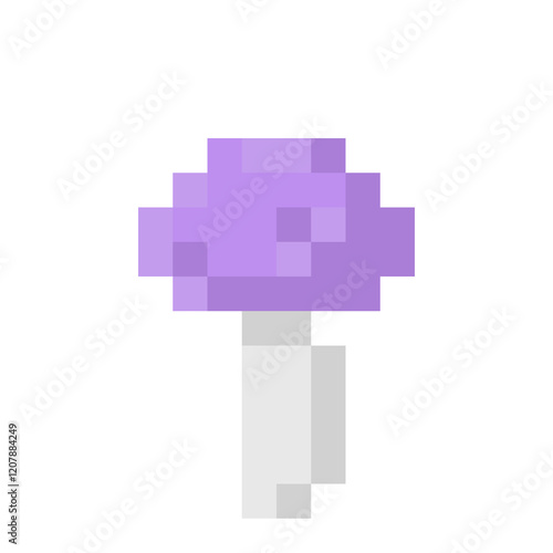 purple mushroom for pixel game