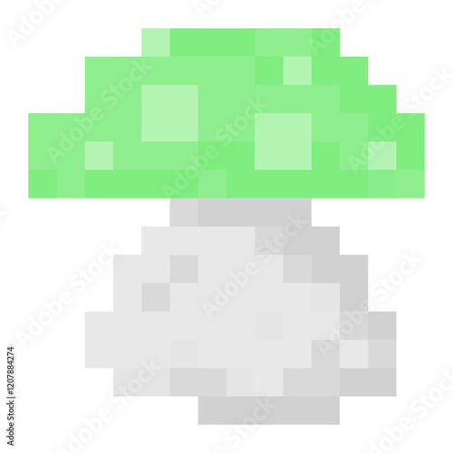 green mushroom for pixel game