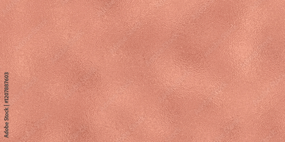 Fototapeta premium Grainy Metallic Foil Texture Background in Elegant Copper. Glossy and Vibrant Surface Ideal for Modern Abstract Art, Creative Wallpapers, banner, poster, header and Decorative Project.