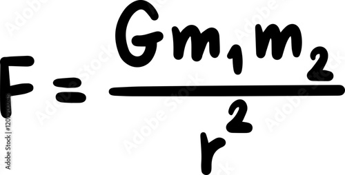 newton law Physics handwritten illustrations 