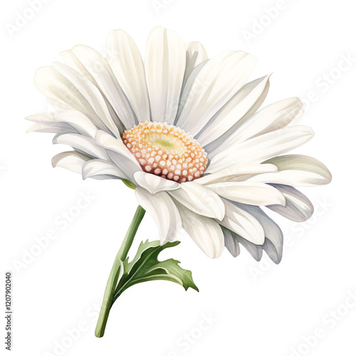 Daisy Clipart Vector Illustration - Bright, Beautiful Floral Design