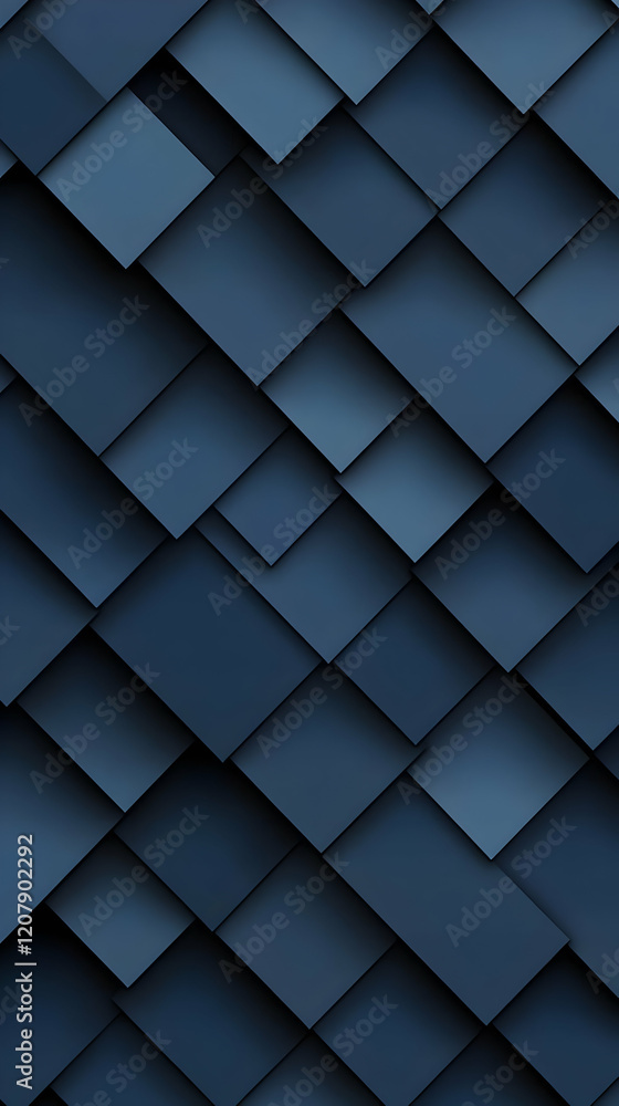 Naklejka premium Abstract Blue Geometric Background