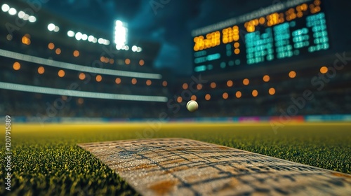 A close-up shot of a digital scorecard for the India vs Ireland cricket match, capturing balls faced and wickets taken with a vivid scoreboard in the backdrop.