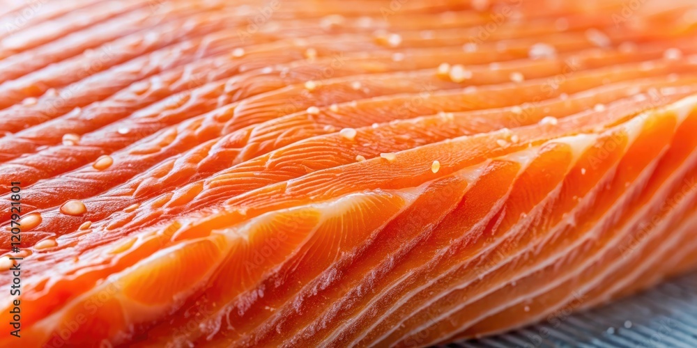 Close-up of salmon's gills showing sticky slime, aquatic life, salmon