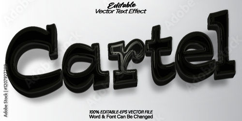 Cartel Text Effect Editable Alphabet Mafia Gangsta Gentleman Boss