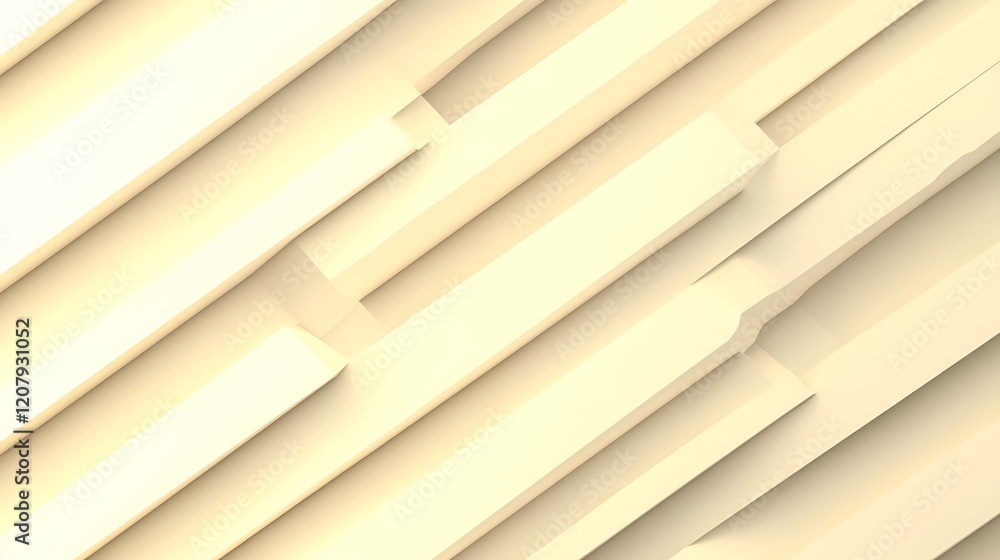Fototapeta Abstract Diagonal Lines Pale Yellow Background