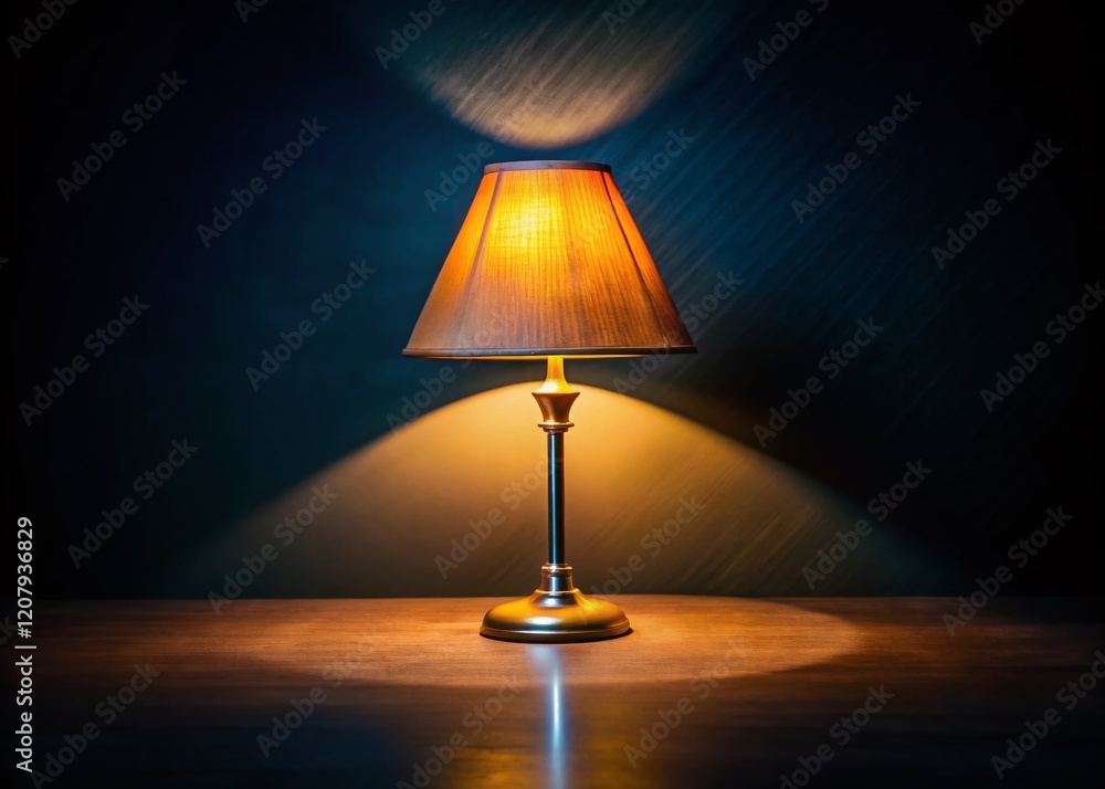 Tilt-Shift Lamp Spotlight Dark Room Product Presentation Tilt-Shift Lamp Spotlight Dark Room Product Presentation