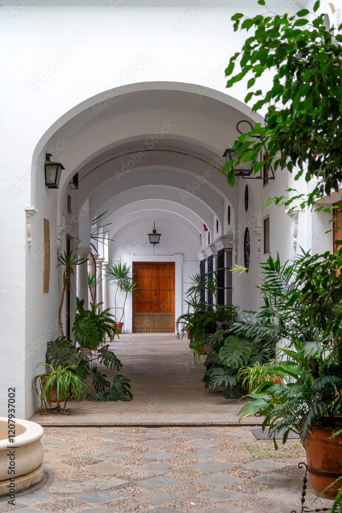 Naklejka premium Gassen und Straßen von Sevilla, Spanien, Andalusien