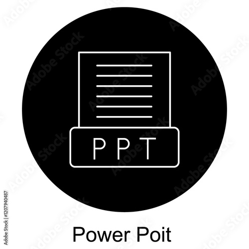 Power Poit Icon, Mastering PowerPoint Crafting Engaging and Professional Presentations, From Slides to Success: Unlocking the Power of PowerPoint photo