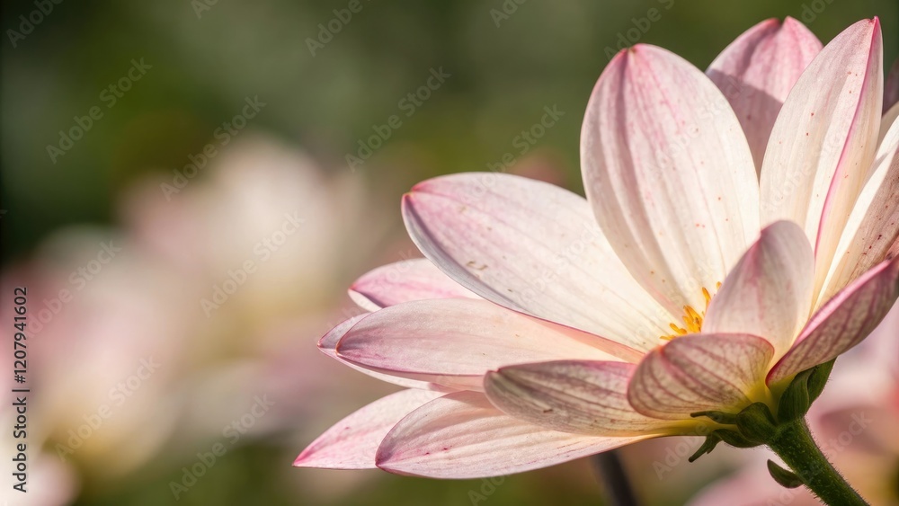 Close-up of delicate petal on a beautiful flower, floral structure, intricate details, botanical details Close-up of delicate petal on a beautiful flower, floral structure, intricate details, botanical details