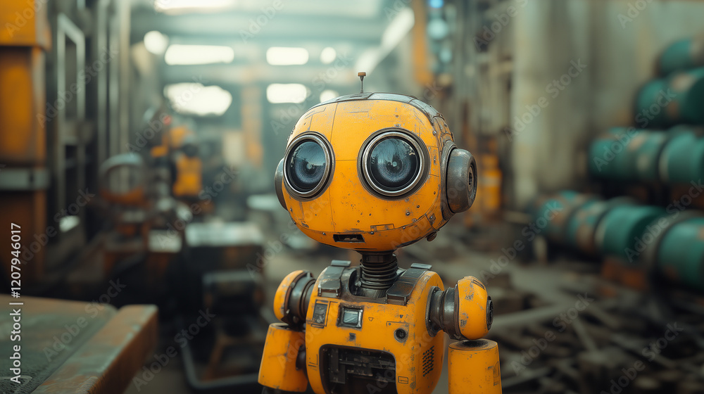 Robot Wiht Big Eyes Camera Robot Wiht Big Eyes Camera