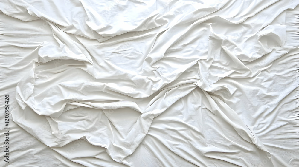 Obraz premium White Fabric Texture Background Illustration