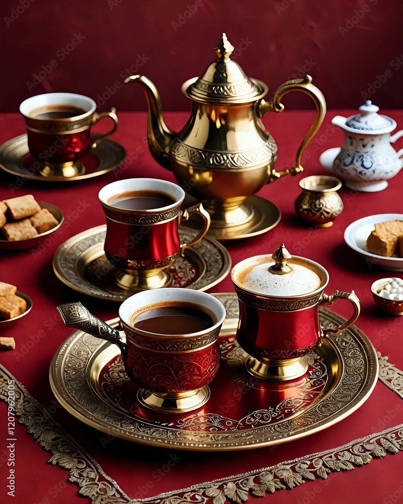 Fototapeta premium cup of tea and teapot