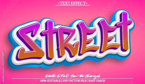 Street Vector Text Effect Editable Alphabet Urban Street Grafitti Spray Splash Hip Hop Station