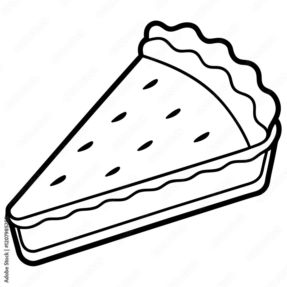 Minimalist Pie Cutter Vector Art Minimalist Pie Cutter Vector Art