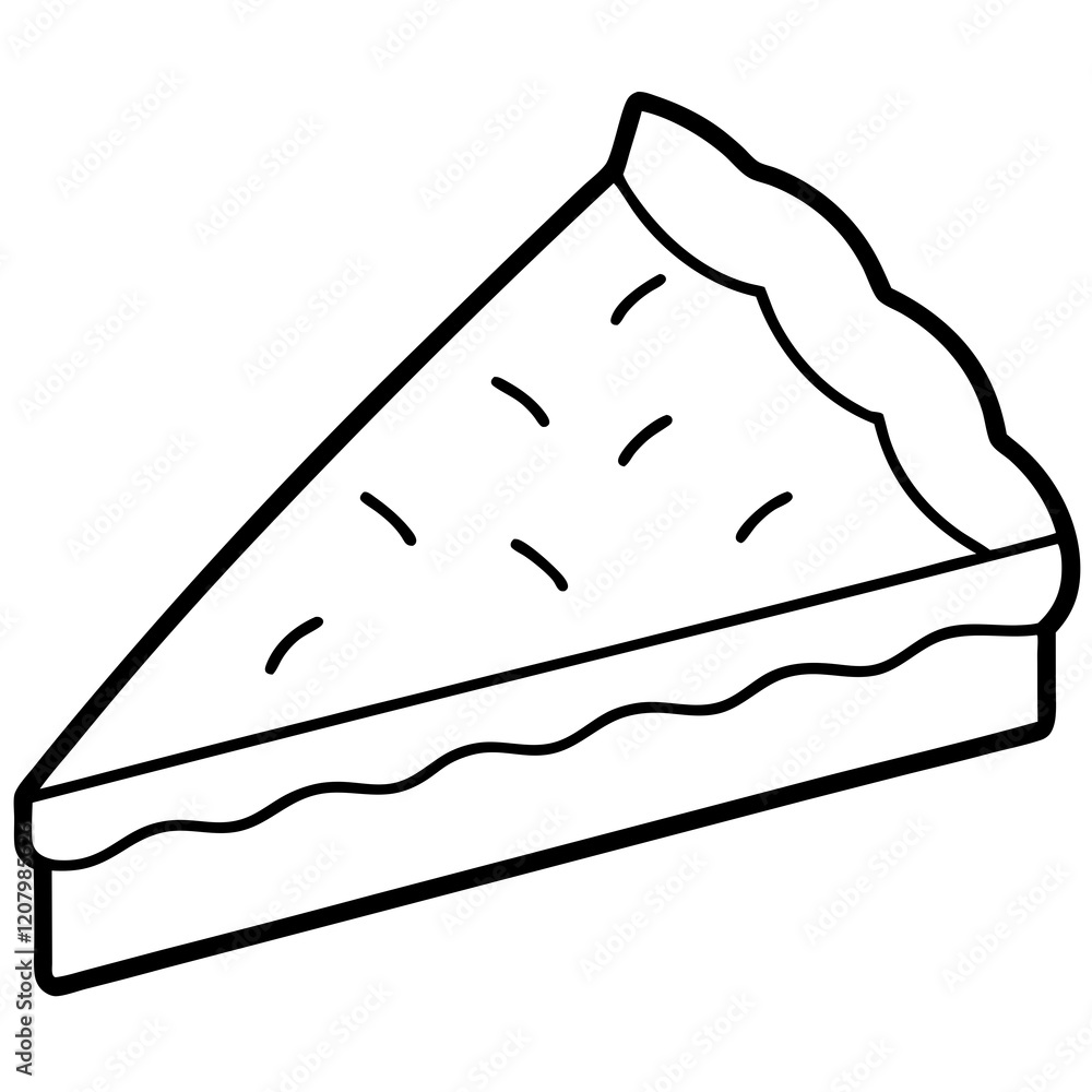 Minimalist Pie Cutter Vector Art Minimalist Pie Cutter Vector Art