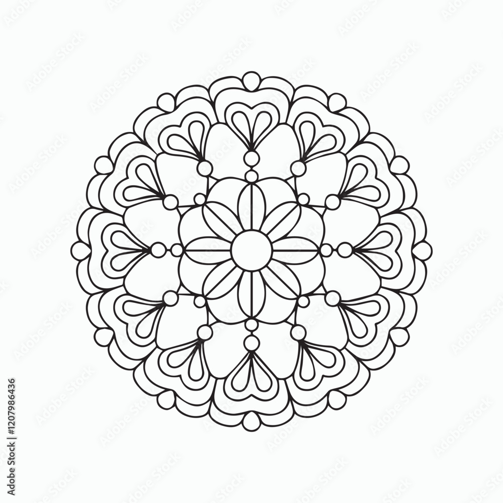abstract mandala floral design abstract mandala floral design