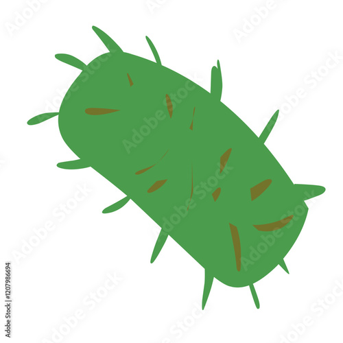 Rabies dog illustration.  World rabies day.