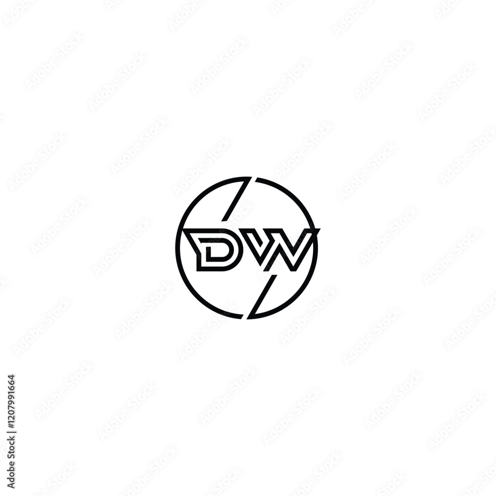 DW, Logo Design DW, Logo Design