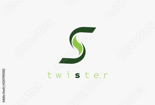 letter s vector logo design template, wave icon, spiral sign, curve symbol, vector illustration