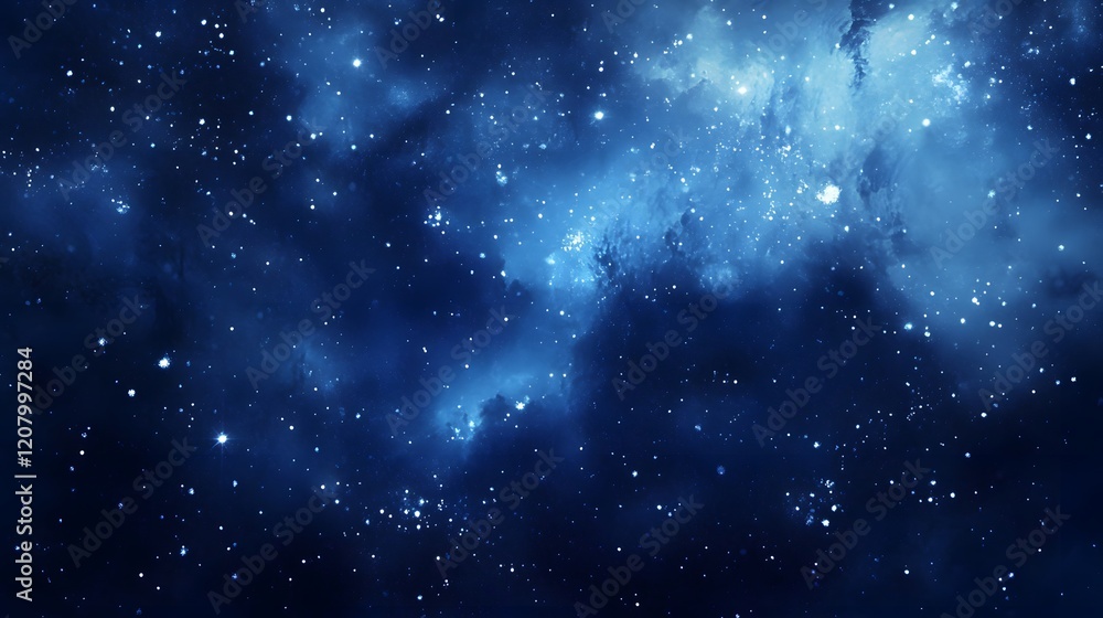 Fototapeta premium Starry night sky with zodiac constellations