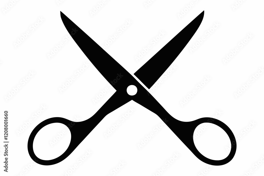 Scissors Silhouette Icon