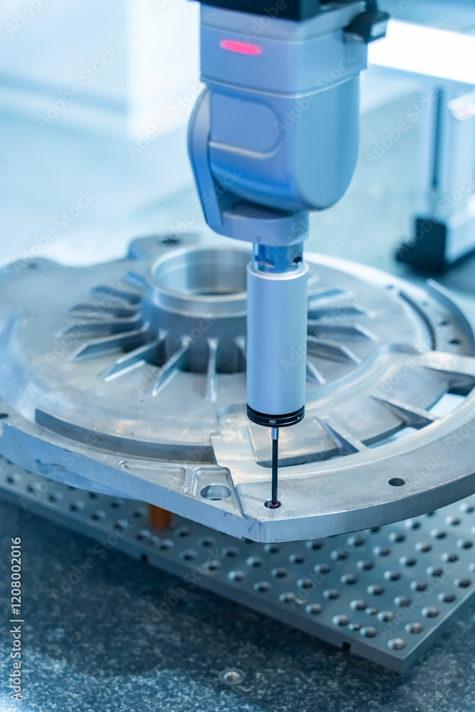 inspection dimension aluminum automotive parts by CMM inspection dimension aluminum automotive parts by CMM