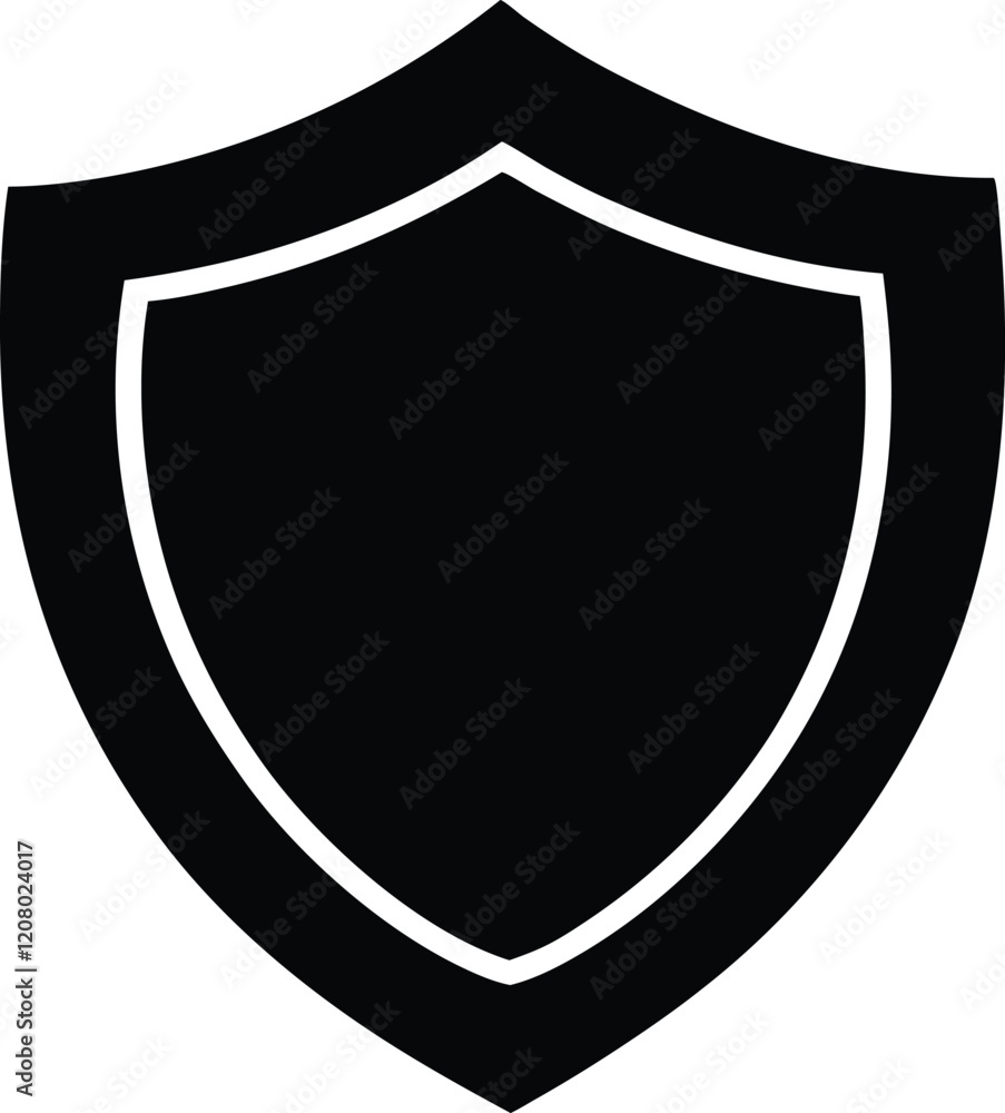 shield silhouette,Protect security shield vector icon logo shield silhouette,Protect security shield vector icon logo
