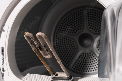Obraz na płótnie Corroded Dryer Heating Element w salonie