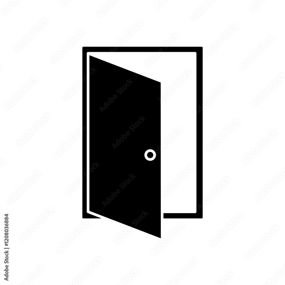 open door icons symbol vector elements for infographic web open door icons symbol vector elements for infographic web