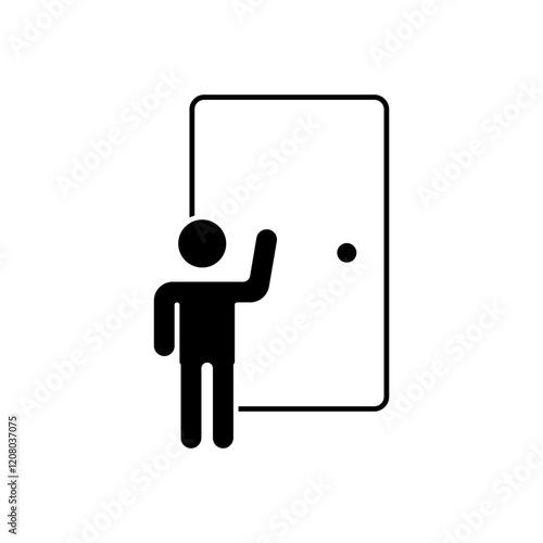 knock icons  symbol vector elements for infographic web