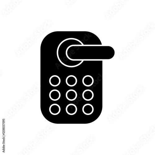 digital lock icons  symbol vector elements for infographic web