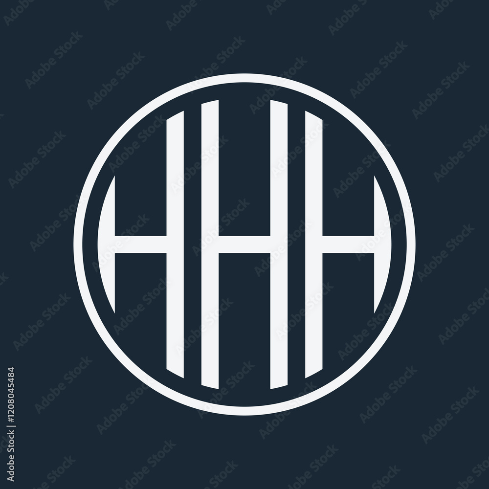 Fototapeta premium initial monogram logo with circle,Poligon,square style design 