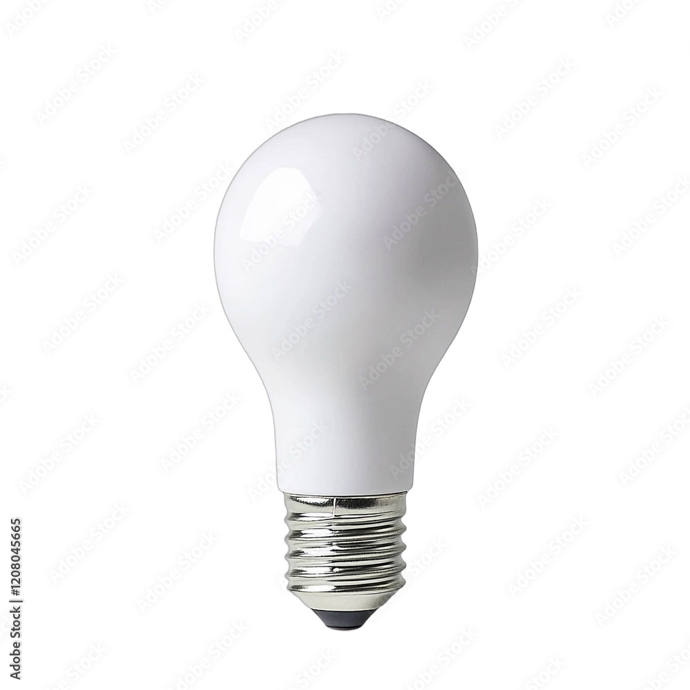 a white light bulb on a transparent background, PNG image, PNG file, Generative art. a white light bulb on a transparent background, PNG image, PNG file, Generative art.