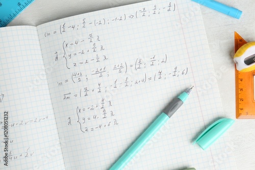 Принти на полотні Doing homework
