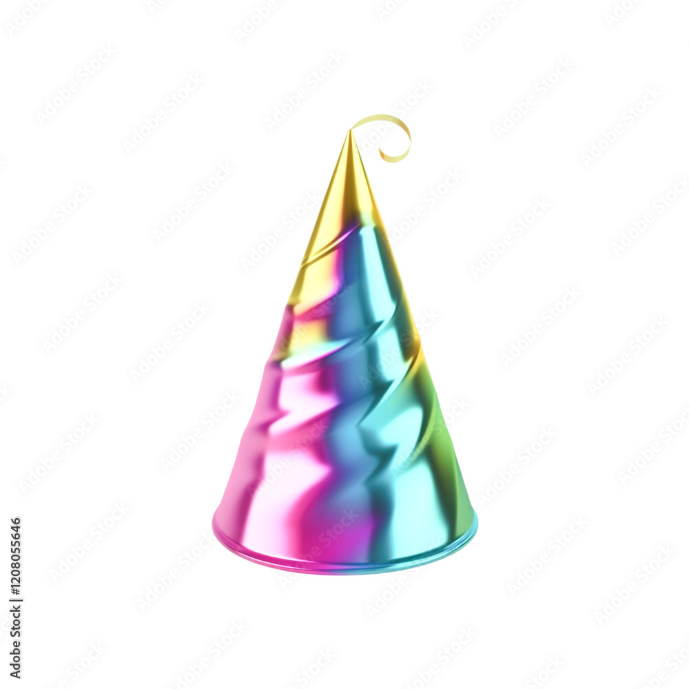 Rainbow swirl cone festive tree design Rainbow swirl cone festive tree design